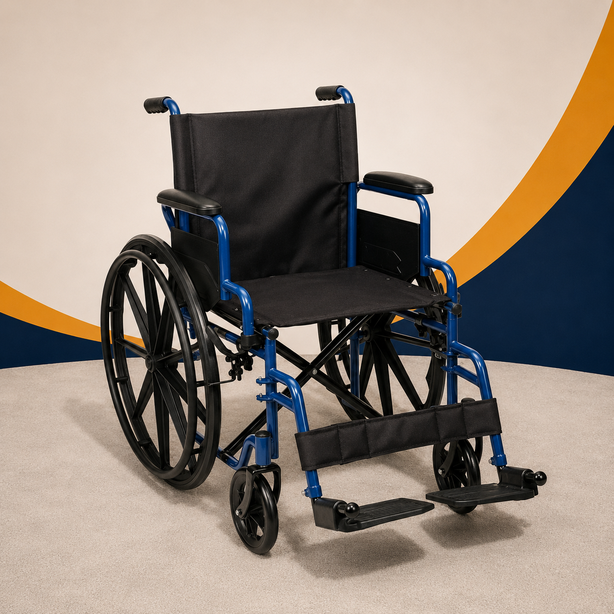 Cruise-Ready Manual Wheelchair Rental | 18" Seat